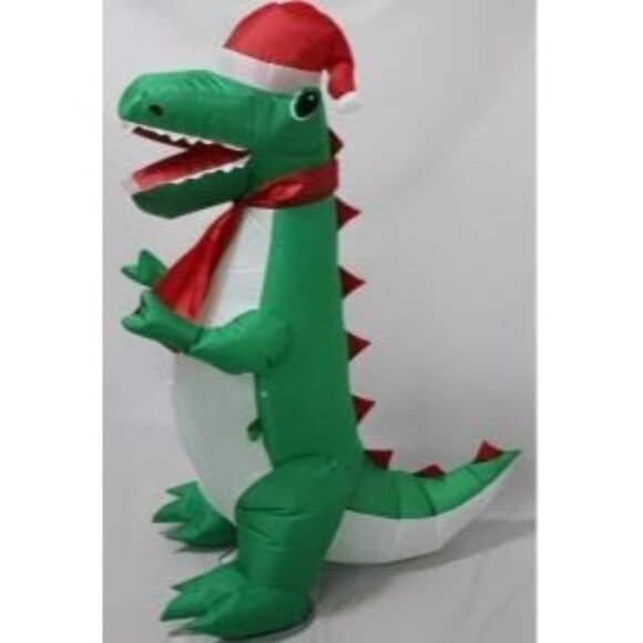 Christmas Inflatable Dragon with LED Lights for Indoor and Outdoor Decoration - Picture 8 of 8